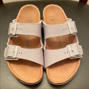 Birkenstock Arizona Suede Gray Sandals Size 3-3.5